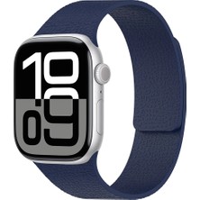 Apple Watch 38MM Lopard KRD-136 Kabartma Desenli Silikon Kordon