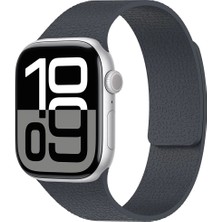 Apple Watch 7 45MM Lopard KRD-136 Kabartma Desenli Silikon Kordon