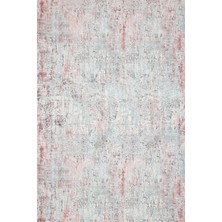 Pembe Soyut Modern Etnik Desenli Halı  | Makinada Yıkanabilir | Hav Toz Vermez | Leke Tutmayaz | Kaymaz Taban | Dijital Makine Baskı | Salon Yolluk Mutfak Halısı