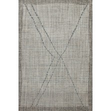 Bespoky 80x150 cm Kahverengi Marakes Modern Etnik Yıkanabilir Halı | Mutfak Balkon Yatak Odası Halısı | Leke Tutmayan Kaymaz | MARAKES-1609