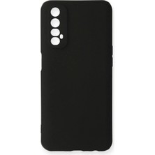 Realme 7 Kılıf First Silikon - Siyah