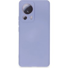 Xiaomi Mi 13 Lite Kılıf Nano Içi Kadife Silikon - Lila