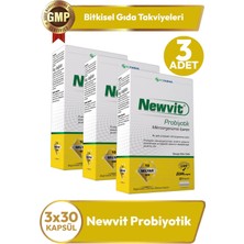 Asfstore Newvit Probiyotik 30 Kapsül 3 Adet