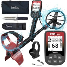 Findx Pro Yetişkinler Için Metal Dedektörü, Altın Için Profesyonel Tamamen Su Geçirmez Metal Dedektörü, Pinpoint, USB Şarj Edilebilir, Arkadan Aydınlatmalı LCD (Kulaklıklı Komple Kit, Taşıma