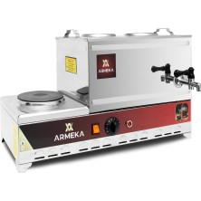 20 Litre Pleytli Metalik Çay Kazanı, Dayanıklı ve Pratik Kullanım