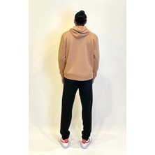 Süperlife Erkek Kapşonlu Rahat Kalıp Içi Polarlı 3 Iplik Californıa Baskılı Sweatshırt SPR24SW11