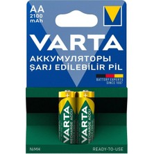 Varta 56706 Power 2100MAH Aa Şarj Edilebilir Kalem Pil 2'li Paket
