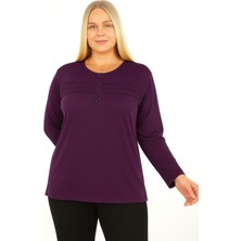 Döne Gözübek Kadıngiyimuzunkolluçizgilidüğmeli Mevsimlikannepenyesi