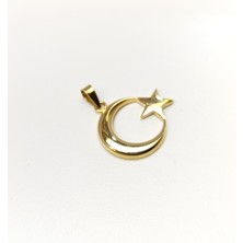 Ay Yıldız Kolye 14 Ayar Altın Hd Videolu