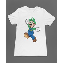 Bumeta Super Mario Luigi Unisex Tişört T-Shirt