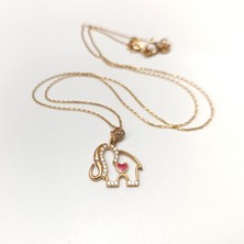 Fil Kolye 8 Ayar Altın Hd Videolu