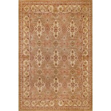 Hali.Net 80x150 cm Krem Bej Çiçekli Klasik Geleneksel Halı | Mutfak Yolluk Halısı | Hav Vermez Hipoalerjenik | HKMDGT-077