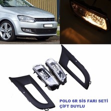 Vw Polo 6r Sis Lambası Farı Çerçeveli Çif Duylu Takım 2009 / 2014