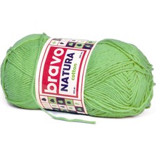 Natura %100 Koton Iplik 100 Gram 200 Metre (Renk Kodu:803) Fıstık Yeşili