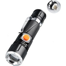 P50 LED Şarjlı Mıknatıslı USB El Feneri