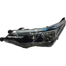 Toyota Corolla Uyumlu 17-19 Sol Far Ledli Krom Kaşlı
