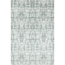 Bespoky 80x150 cm Gri Lucca Modern Etnik Yıkanabilir Halı | Mutfak Balkon Yatak Odası Halısı | Leke Tutmayan Kaymaz | LUCCA-6011