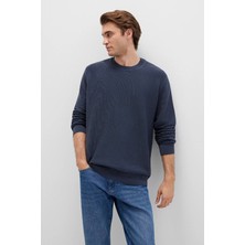 Mavi Bisiklet Yaka Lacivert Kazak 0710197-70497