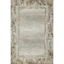 Bespoky 80x150 cm Krem Bej Modern Soyut Yıkanabilir Halı | Yatak Odası Mutfak Halısı | Leke Tutmayan, Kaymaz | VENUSA-3151