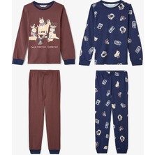 Erkek Çocuk Farm-Tastic Pamuklu Uzun Kollu 2'li Pijama Takımı