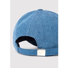 Mavi Nazar Boncuğu Detaylı Denim Şapka 1912864-80195