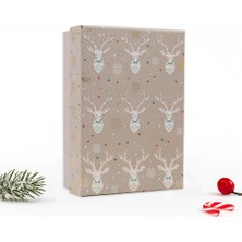 12×18×6 cm Premium Hediye Kutusu – Yılbaşı Temalı Özel Tasarım Model 2 No3