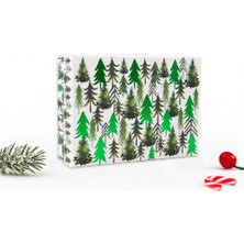 15×21×6 cm Premium Hediye Kutusu – Yılbaşı Temalı Özel Tasarım Model 3 No4