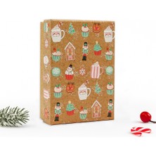 20X28X8 cm Yılbaşı Hediye Kutusu – Premium Kalite Kalın Karton, Özel Tasarım Model 1 No7