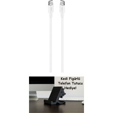 Ttec Type-C To Type-C 300CM 65W Pd/qc Hızlı Şarj/data Kablosu 2DK48B Beyaz