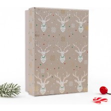 20X28X8 cm Yılbaşı Hediye Kutusu – Premium Kalite Kalın Karton, Özel Tasarım Model 2 No7