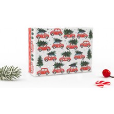 12×18×6 cm Premium Hediye Kutusu – Yılbaşı Temalı Özel Tasarım Model 3 No3