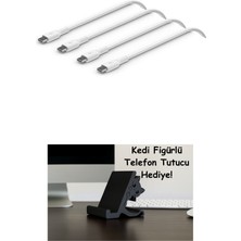 Belkin Boost Charge Örgülü Usb-C, Hızlı Şarj Cihazı, Usb-C Şarj Kablosu, iPhone 16, 15, Samsung Galaxy S24, S23, Pixel, Ipad, Macbook, Nintendo ve Daha Fazlası Için, 1 Metre, 2'li Paket, Beyaz