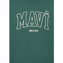 Mavi Mavi Since 1991 Baskılı Yeşil Tişört 6610369-71930