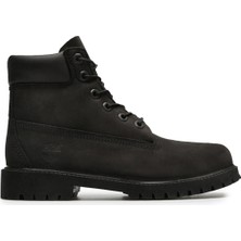 Timberland Premium 6 Inch Lace Up Siyah Unisex Outdoor Bot