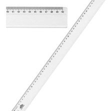 Plastik Cetvel 50 cm