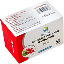 Berberis Vulgaris (Karamuk) 500 Mg 60 Kapsül