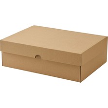 Vattentrag Kapaklı Kutu Kahverengi 32 x 23 x 10 cm