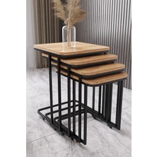 Avenza Living 4'lü Zigon Sehpa Çay Sehpası