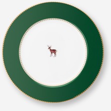 Pip Studio Love Birds Yeşil Porselen Pasta Tabağı 21 cm