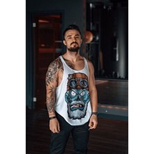 Freeyez Zombi Pilot Gym Fitness Tank Top Sporcu Atleti Dokuma Kumaş ile Rahat Kullanım