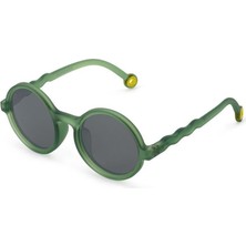 Olivio&co Classic Round Junior Güneş Gözlüğü - Olive Green