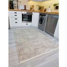 Riena 1162 Latte - Akrilik Polyester Halı | Kaymaz Tabanlı Dekoratif Halı
