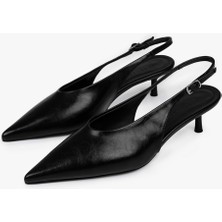 Kadın Luna Siyah Cilt Stiletto