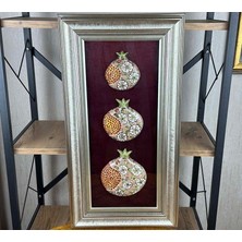 Kurumsal Protokol Hediyesi Çini Paspartulu Nar Pano