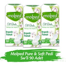 Molped Pure&Soft Günlük Ped Tekli Paket 90 Adet