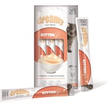 M-Pets Kitten Fonksiyonel Creamy Kedi Ödülü 4X15 gr