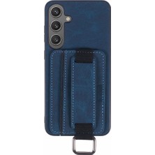 Teleplus Samsung Galaxy A16 5g Kılıf Kartlıklı El Standlı Pu Deri H13 Kapak