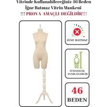 46 Beden Iğne Batmaz Vitrin ve Fotoğraf Çekimi Için Pantolon Giyebilen Terzi Mankeni Vitrin Mankeni