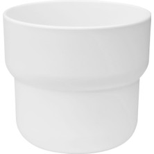 Plastik Saksı, Beyaz, 9 Cm, Iç/dış Mekan