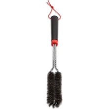 Weber 6279 18" Detail Grill Brush – 47 cm Detay Fırçası (Paslanmaz Çelik Kıllar; Kaymaz Sap; Döngülü Askı)